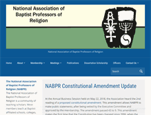 Tablet Screenshot of nabpr.org